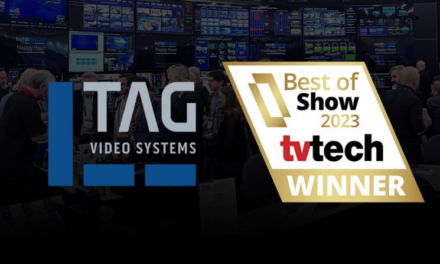 TAG Video Systems Wins Best of Show Award at NAB 2023 from TV Technology for Content Matching Technology